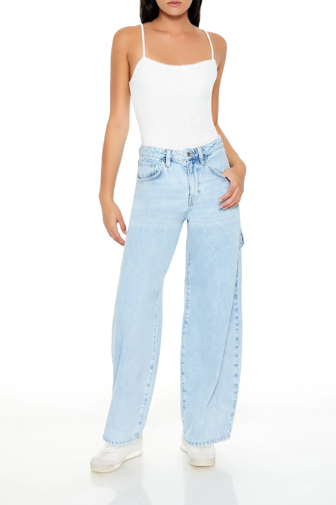 Maillot-camisole en pointelle avec boucle sold by Urban Planet product image thumbnail 4