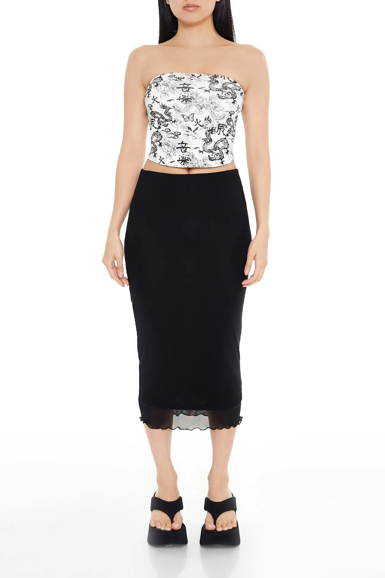 Haut tubulaire à imprimé Dragon sold by Urban Planet product image thumbnail 3