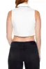 Sleeveless Cropped Neck Tie Top sold by Urban Planet