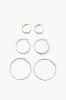 Hoop Earring Set (3 Pairs) sold by Urban Planet
