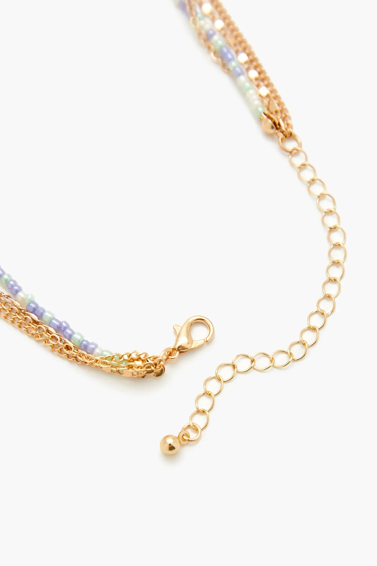 Collier superposé avec breloque Fleur sold by Urban Planet product image thumbnail 3