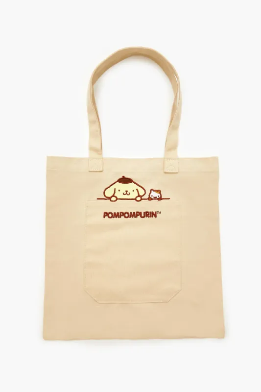 Pompompurin Embroidered Tote Bag sold by Urban Planet