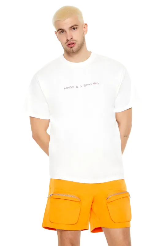 Good Day Embroidered T-Shirt sold by Urban Planet