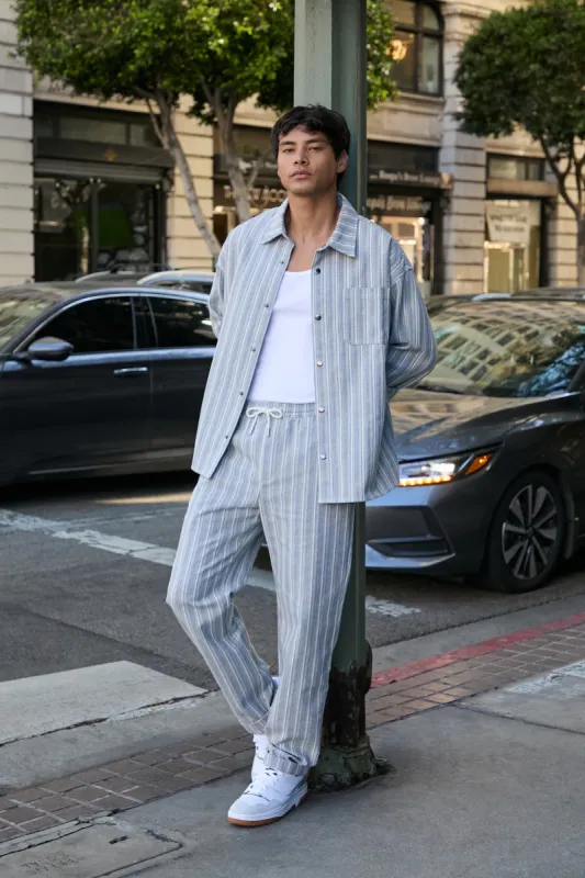 Striped Slim Fit Drawstring Pant sold by Urban Planet
