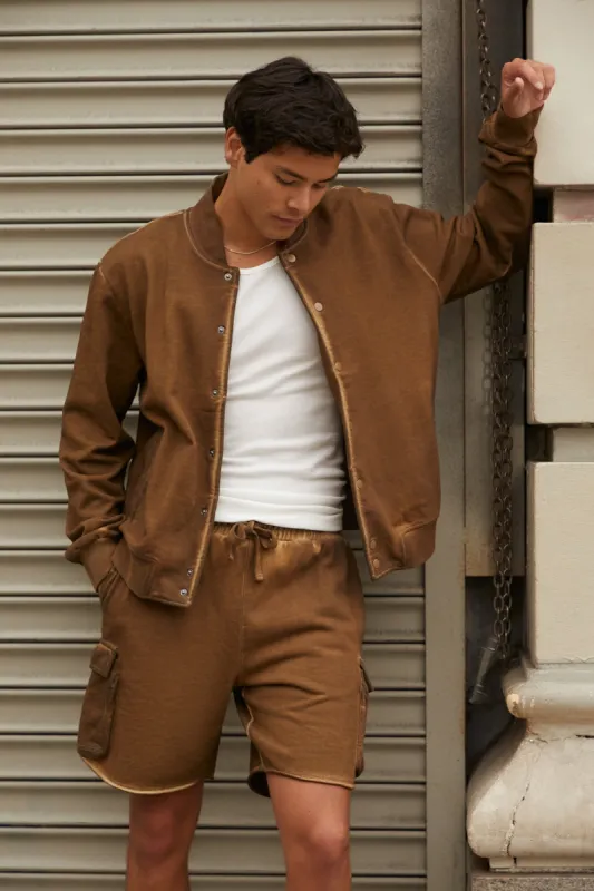 Oil Wash Bomber Jacket sold by Urban Planet