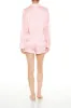 Ensemble-pyjama deux pièces en satin avec short et haut rayés sold by Urban Planet