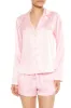 Ensemble-pyjama deux pièces en satin avec short et haut rayés sold by Urban Planet