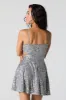 Sequin Cut-Out Mini Skater Dress sold by Urban Planet