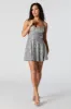 Sequin Cut-Out Mini Skater Dress sold by Urban Planet