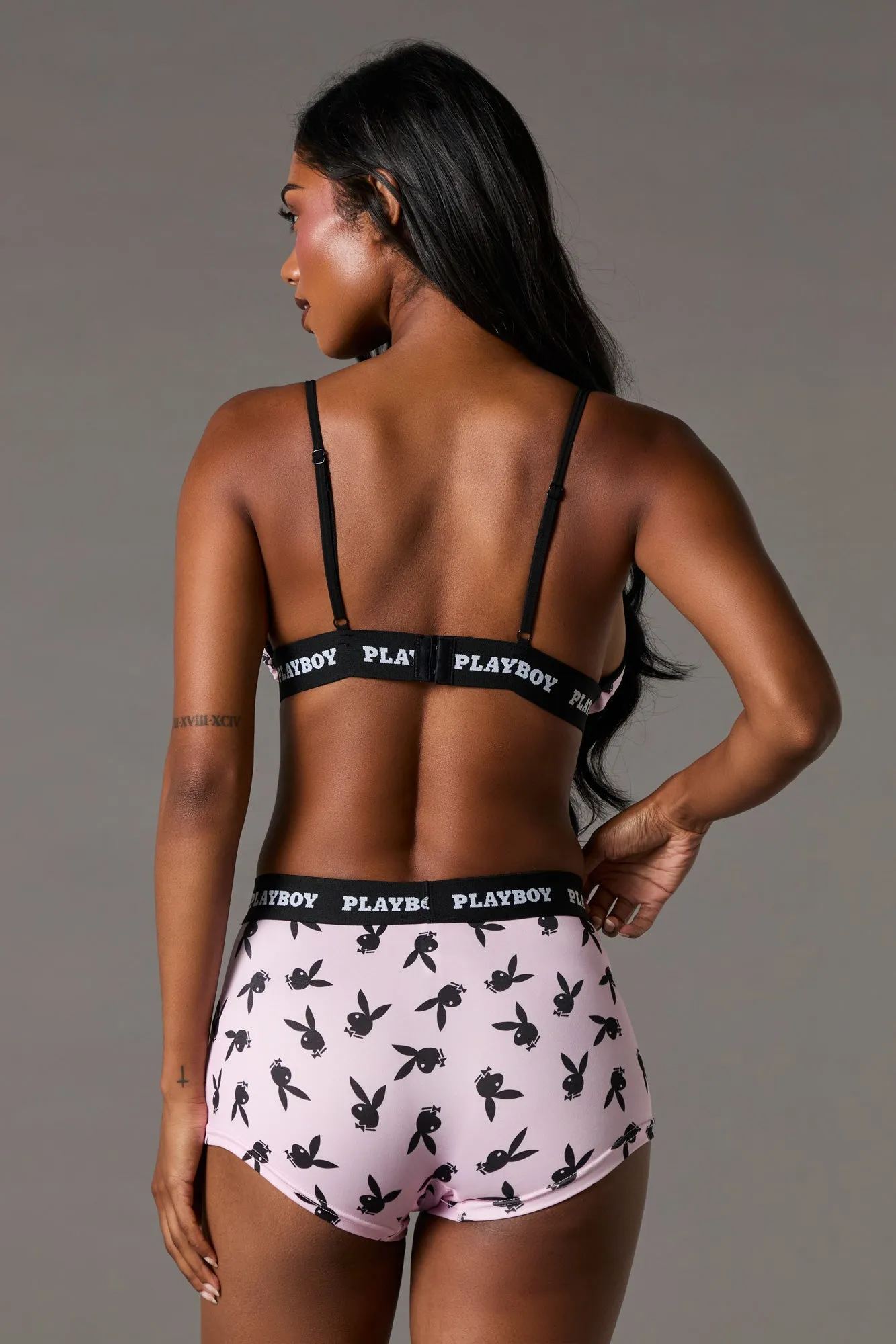 Playboy Sport Bra & Short 2 Piece Set sold by Urban Planet product image thumbnail 3
