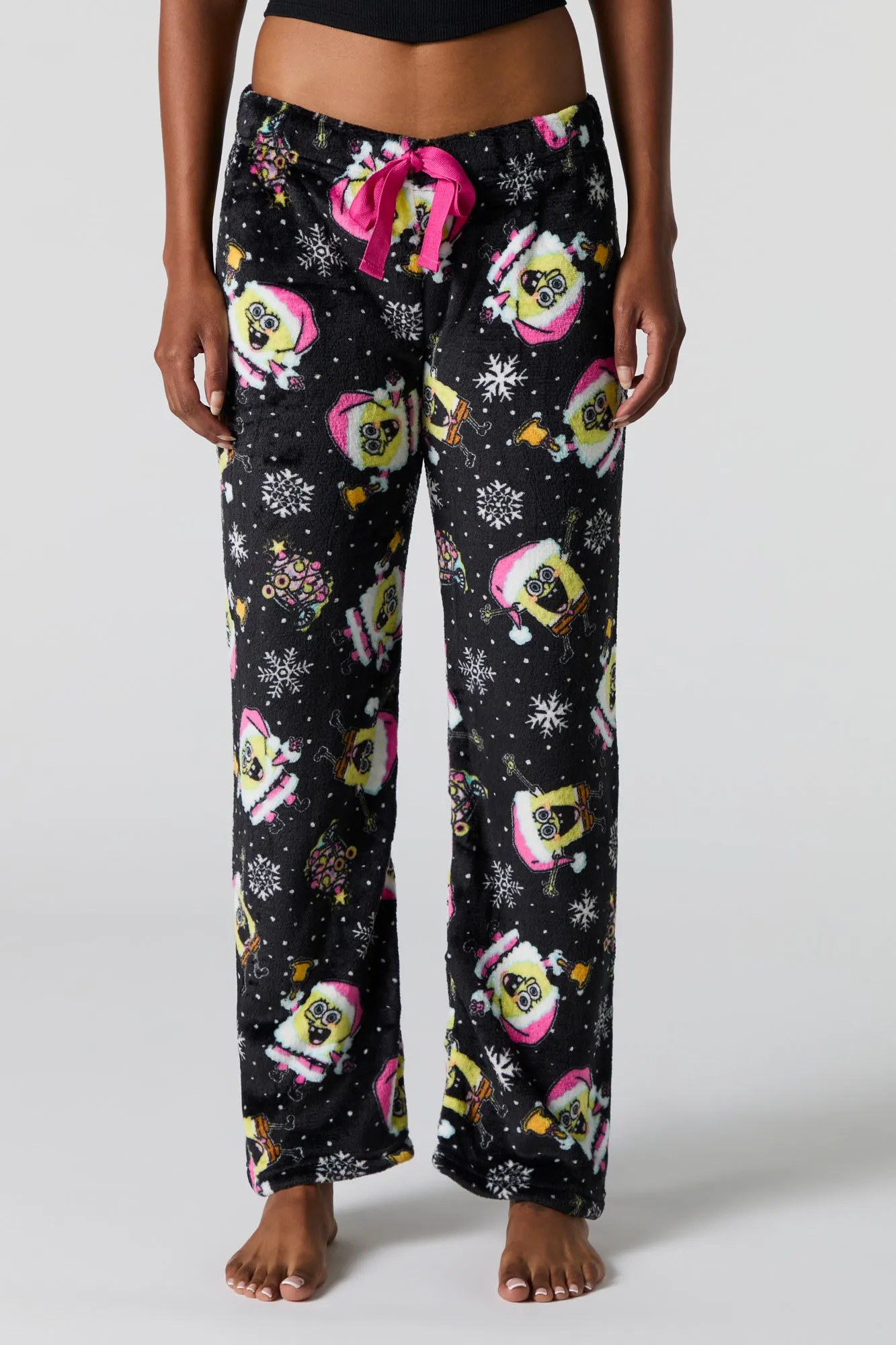 Plush Printed X-mas Pajama Pant sold by Urban Planet product image thumbnail 5