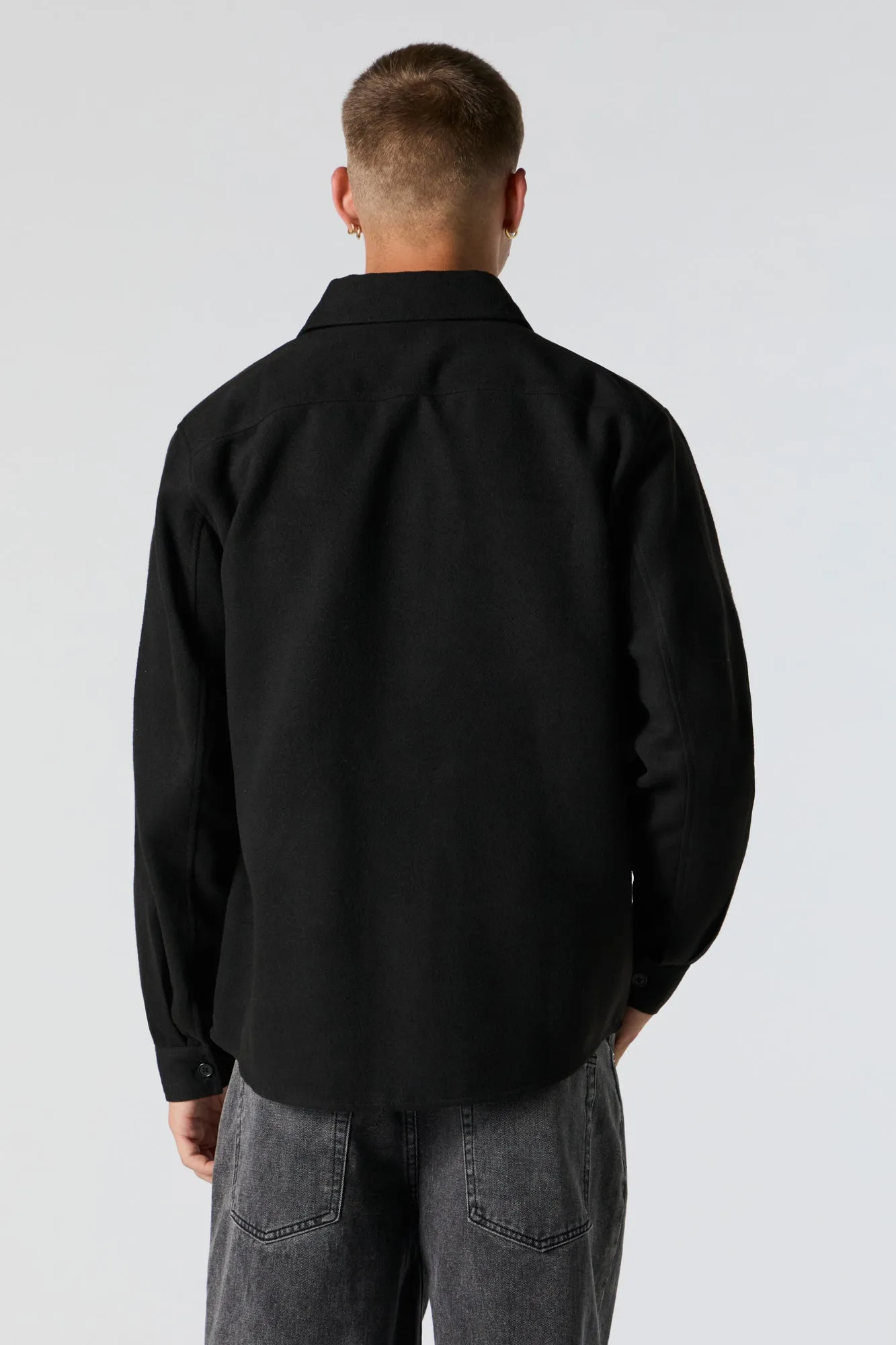 Solid Shacket sold by Urban Planet product image thumbnail 5