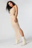 Sparkle Mesh Ruched Slit Midi Skirt sold by Urban Planet