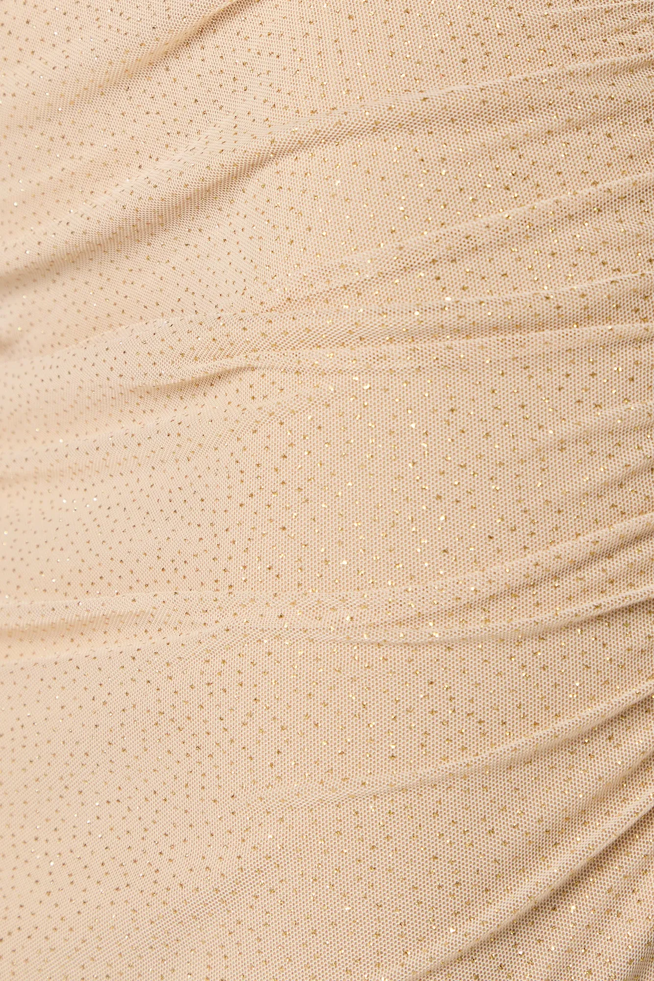 Sparkle Mesh Ruched Cropped Tank sold by Urban Planet product image thumbnail 4