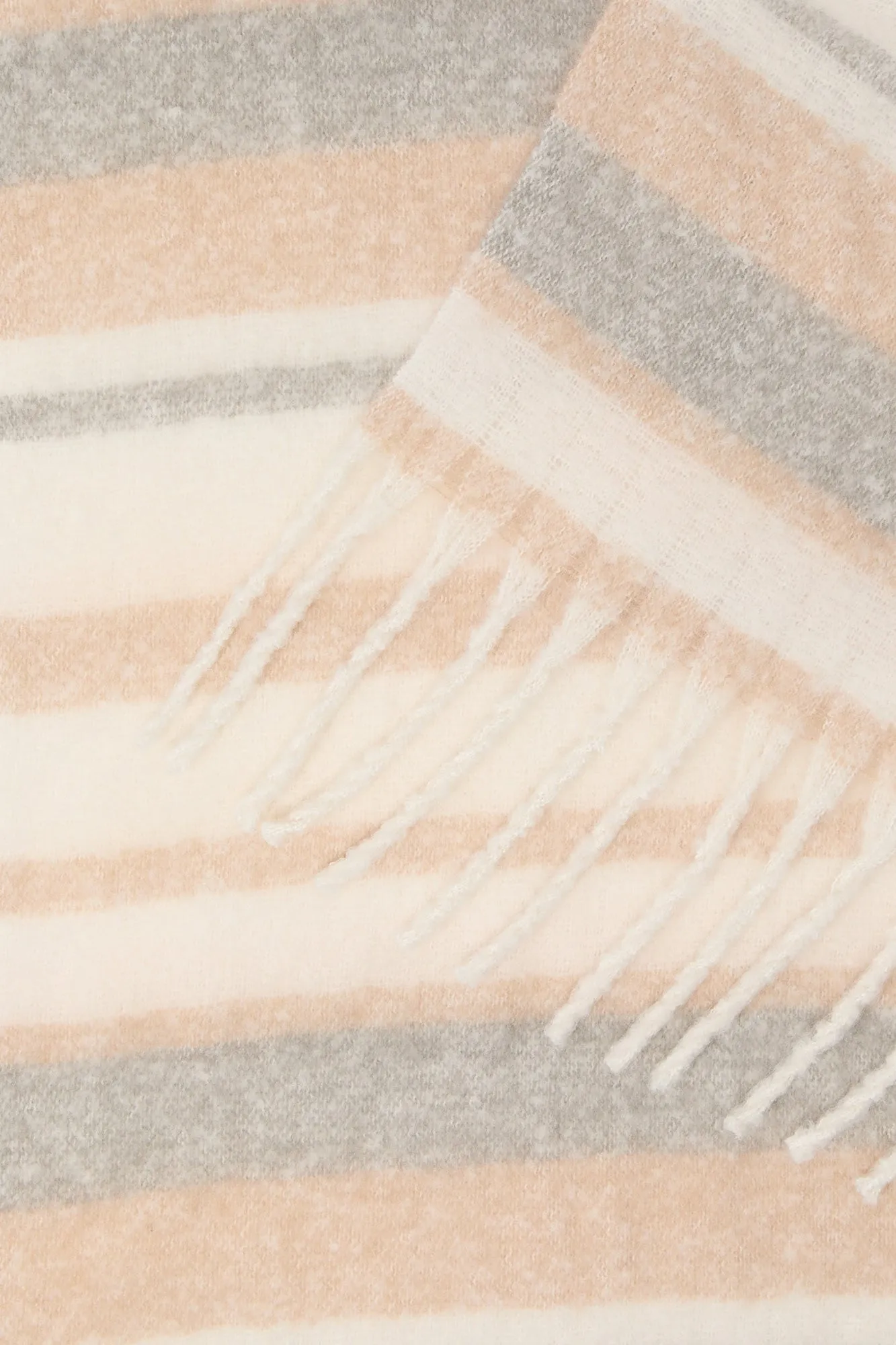 Plaid Chunky Fringe Scarf sold by Urban Planet product image thumbnail 3