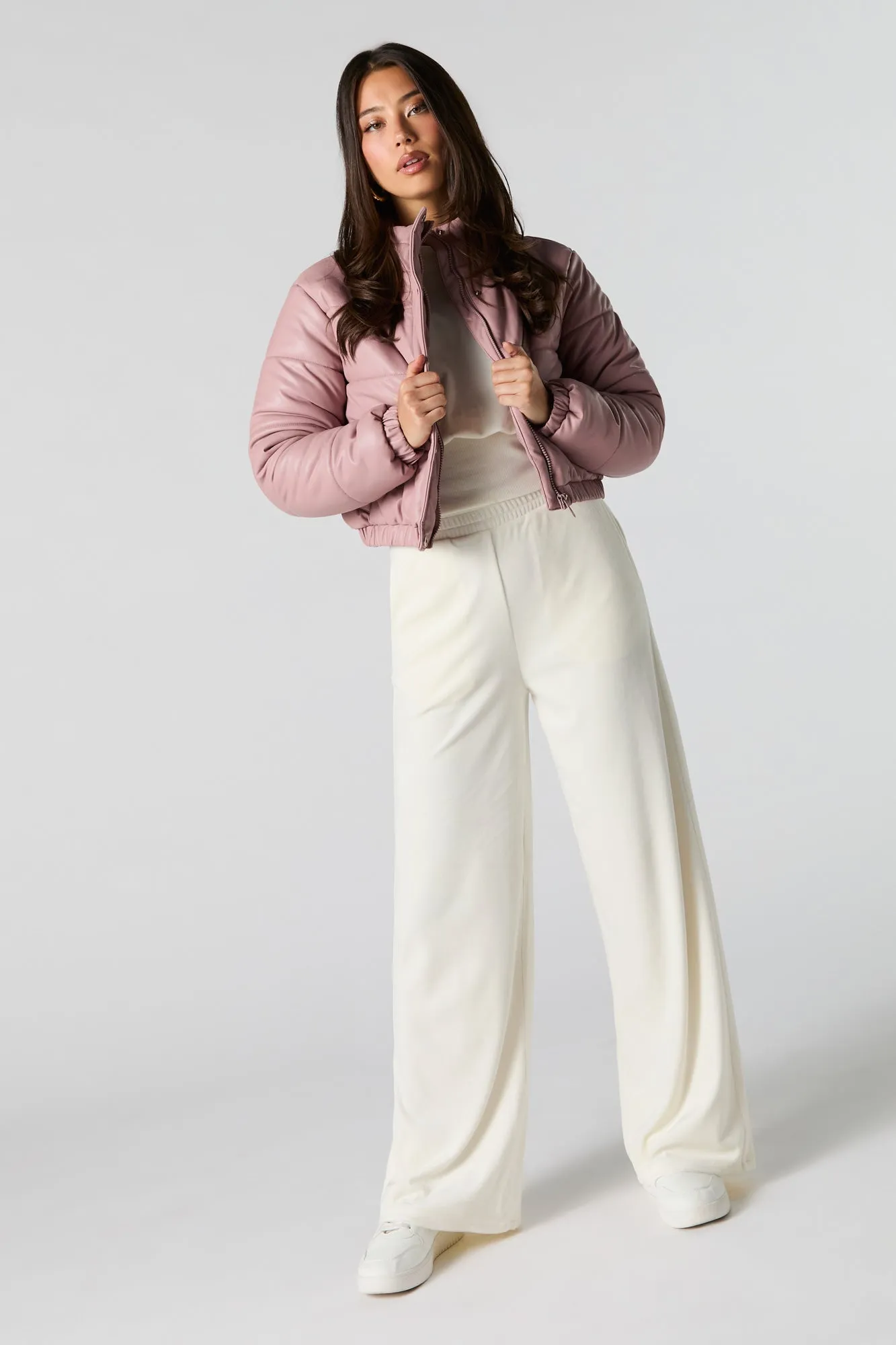 Jacket matelassé en similicuir sold by Urban Planet product image thumbnail 3