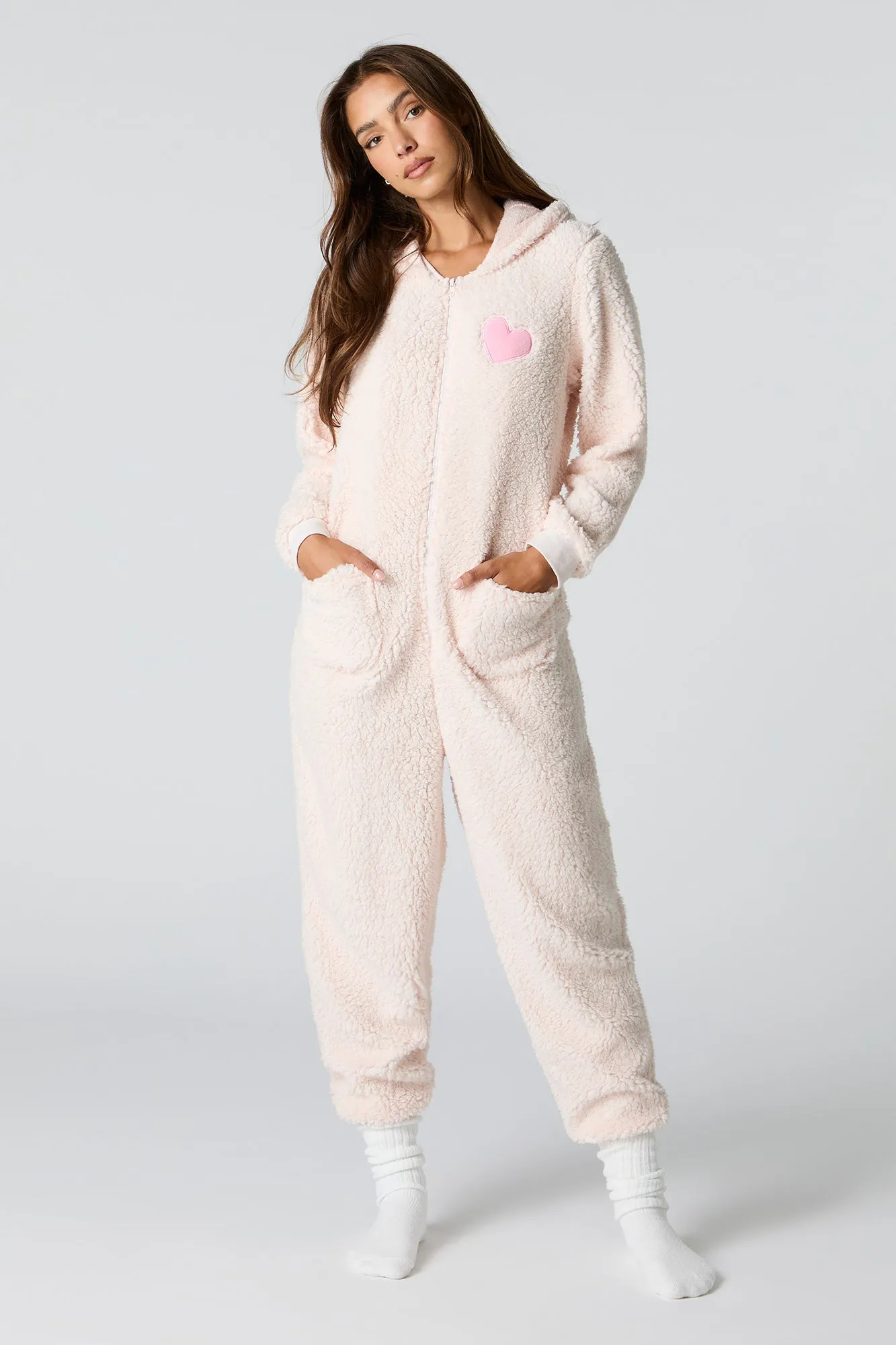 3D Bunny Sherpa Onesie sold by Urban Planet product image thumbnail 2