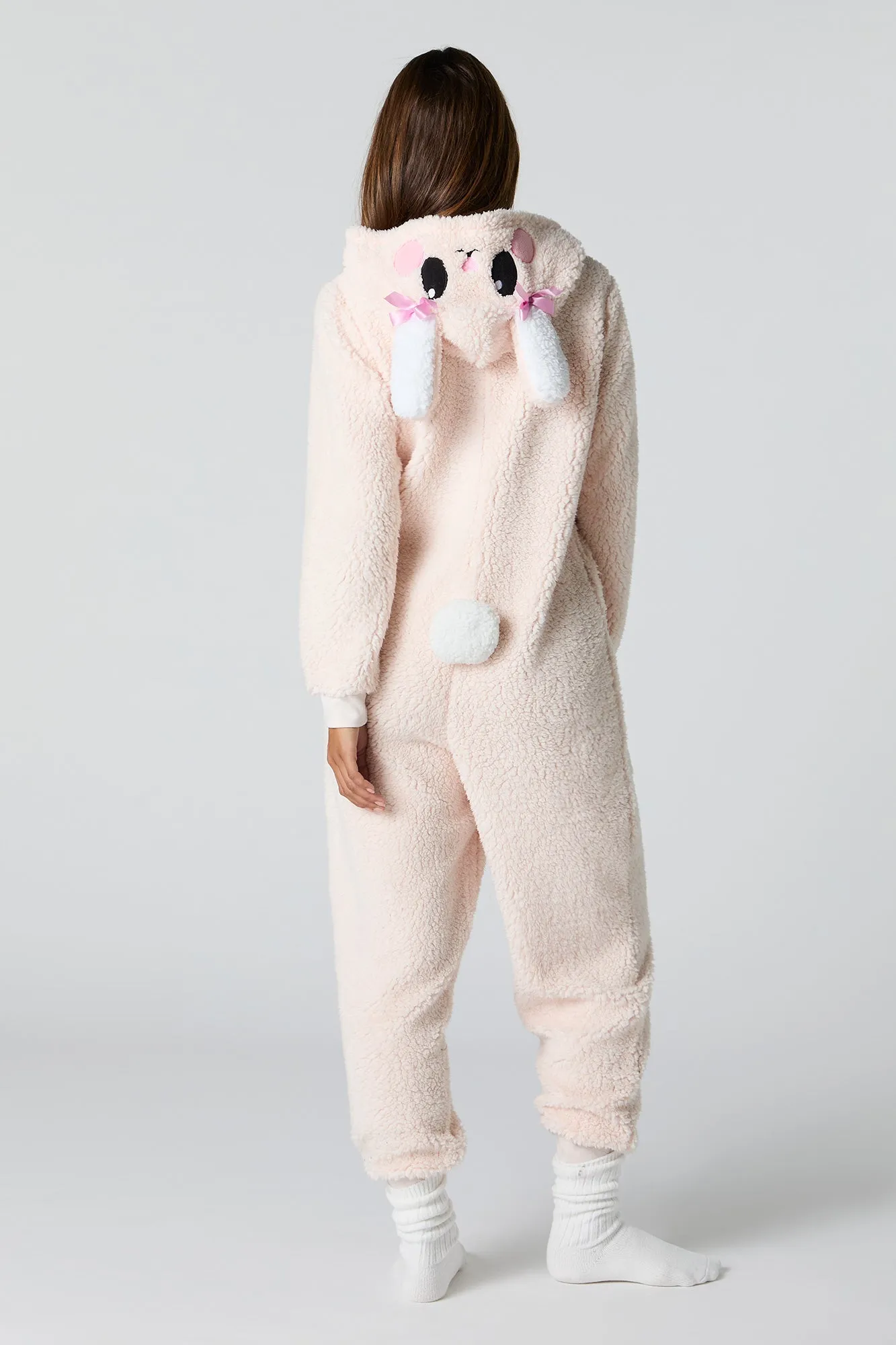 3D Bunny Sherpa Onesie sold by Urban Planet product image thumbnail 4