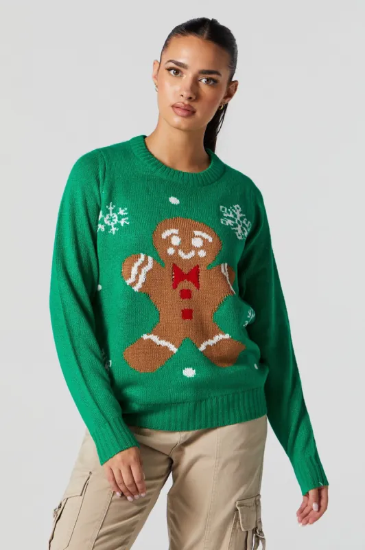 Chandail de Noël en tricot à imprimé Painn d'épice sold by Urban Planet