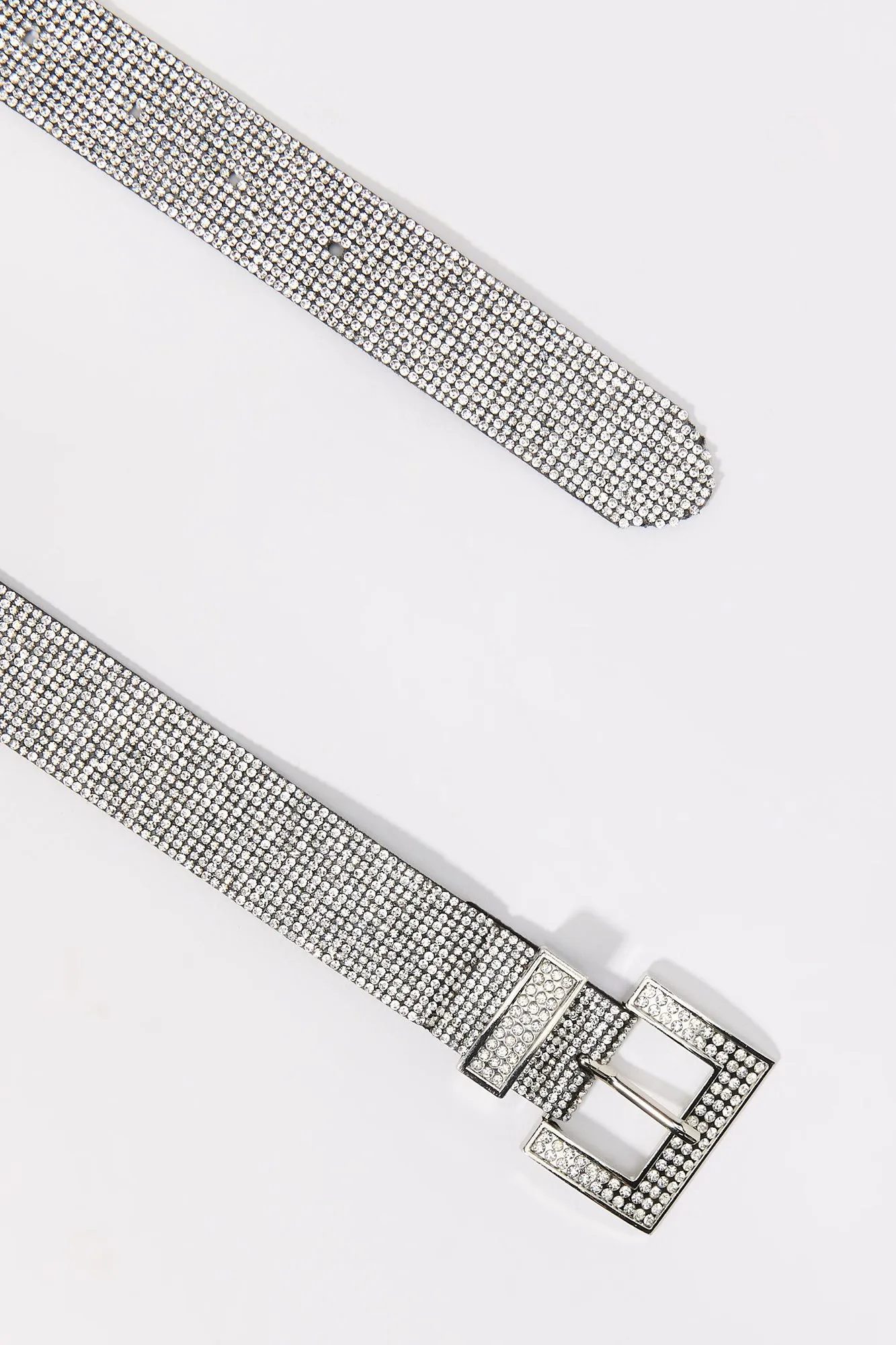 Rhinestone Square Buckle Belt sold by Urban Planet product image thumbnail 4