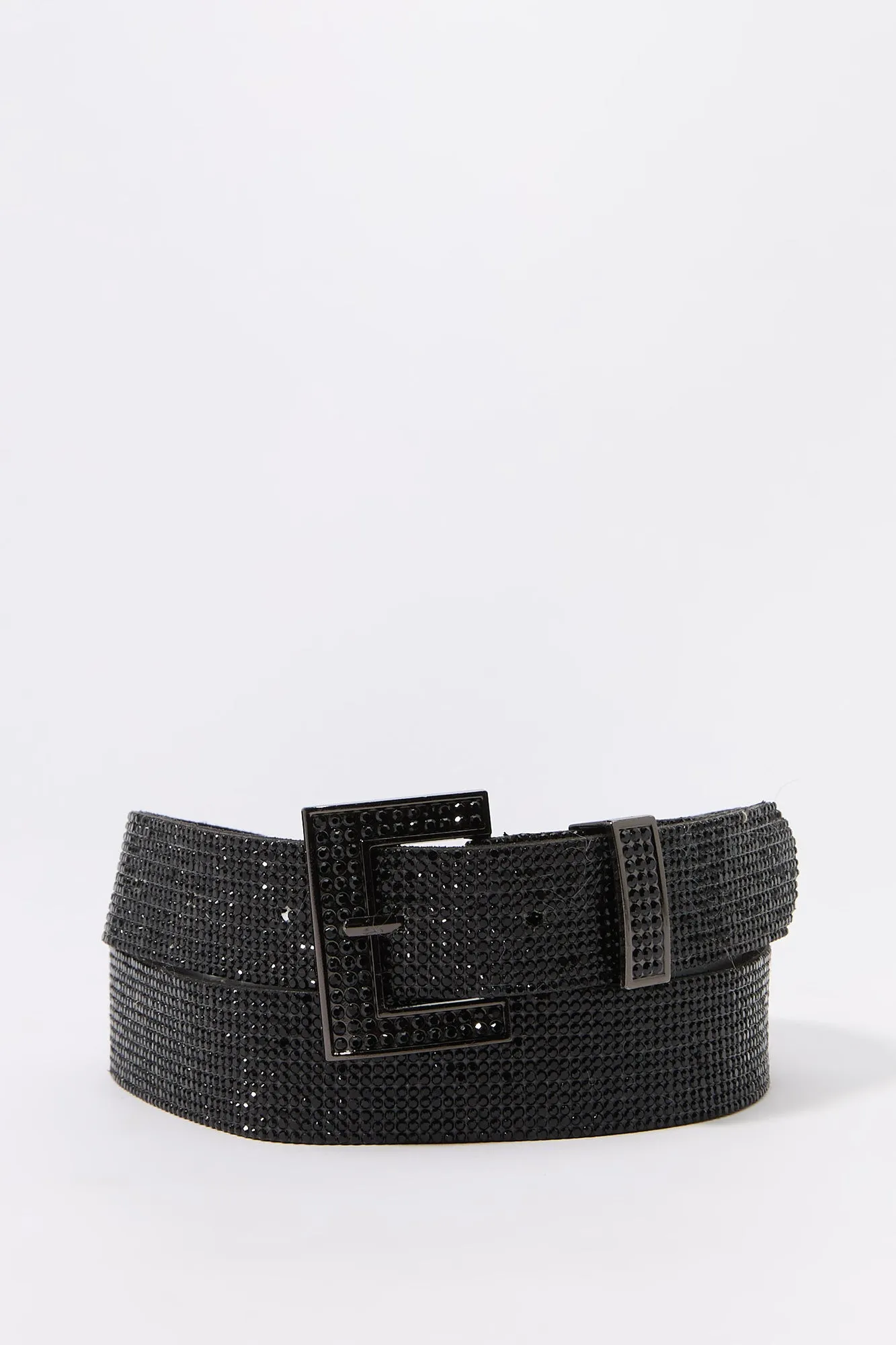 Rhinestone Square Buckle Belt sold by Urban Planet