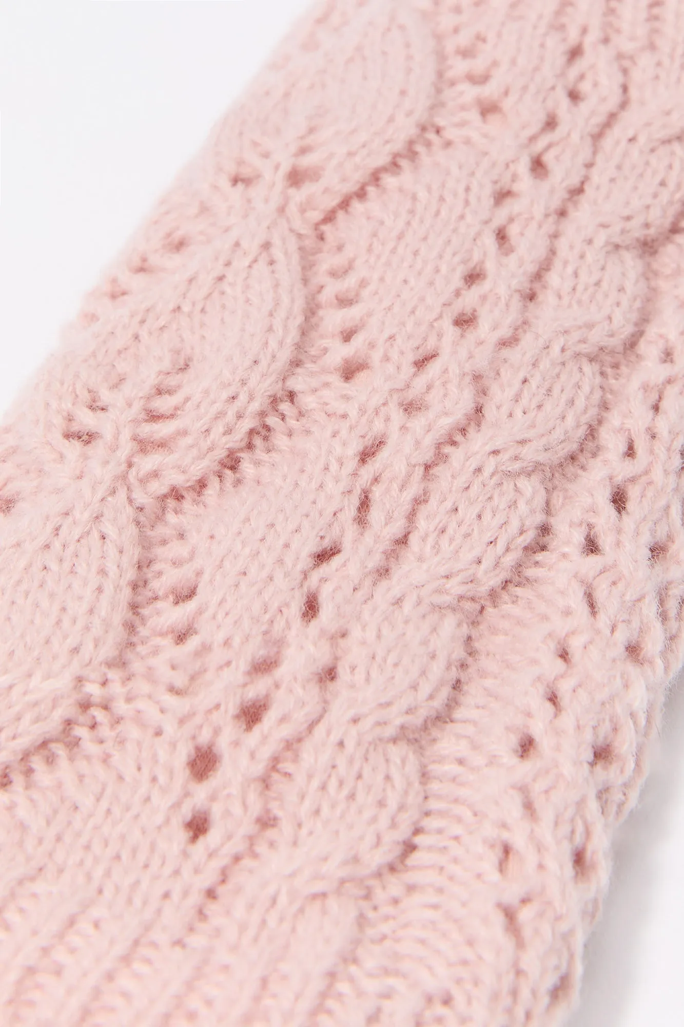 Cable Knit Overlay Touch Screen Gloves sold by Urban Planet product image thumbnail 2