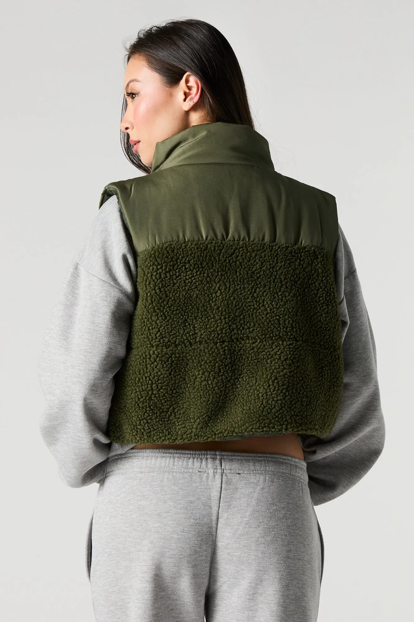 Sherpa Puffer Vest sold by Urban Planet product image thumbnail 2