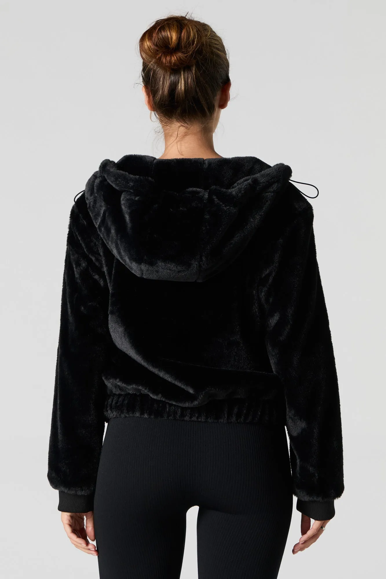 Faux Fur Zip-Up Jacket sold by Urban Planet product image thumbnail 5