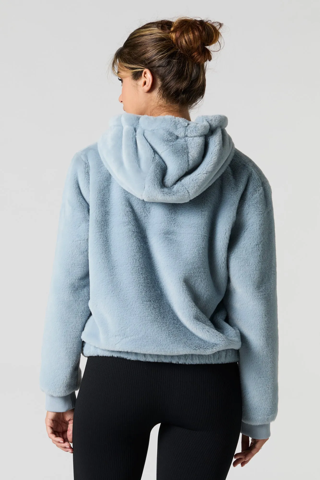 Faux Fur Zip-Up Jacket sold by Urban Planet product image thumbnail 2