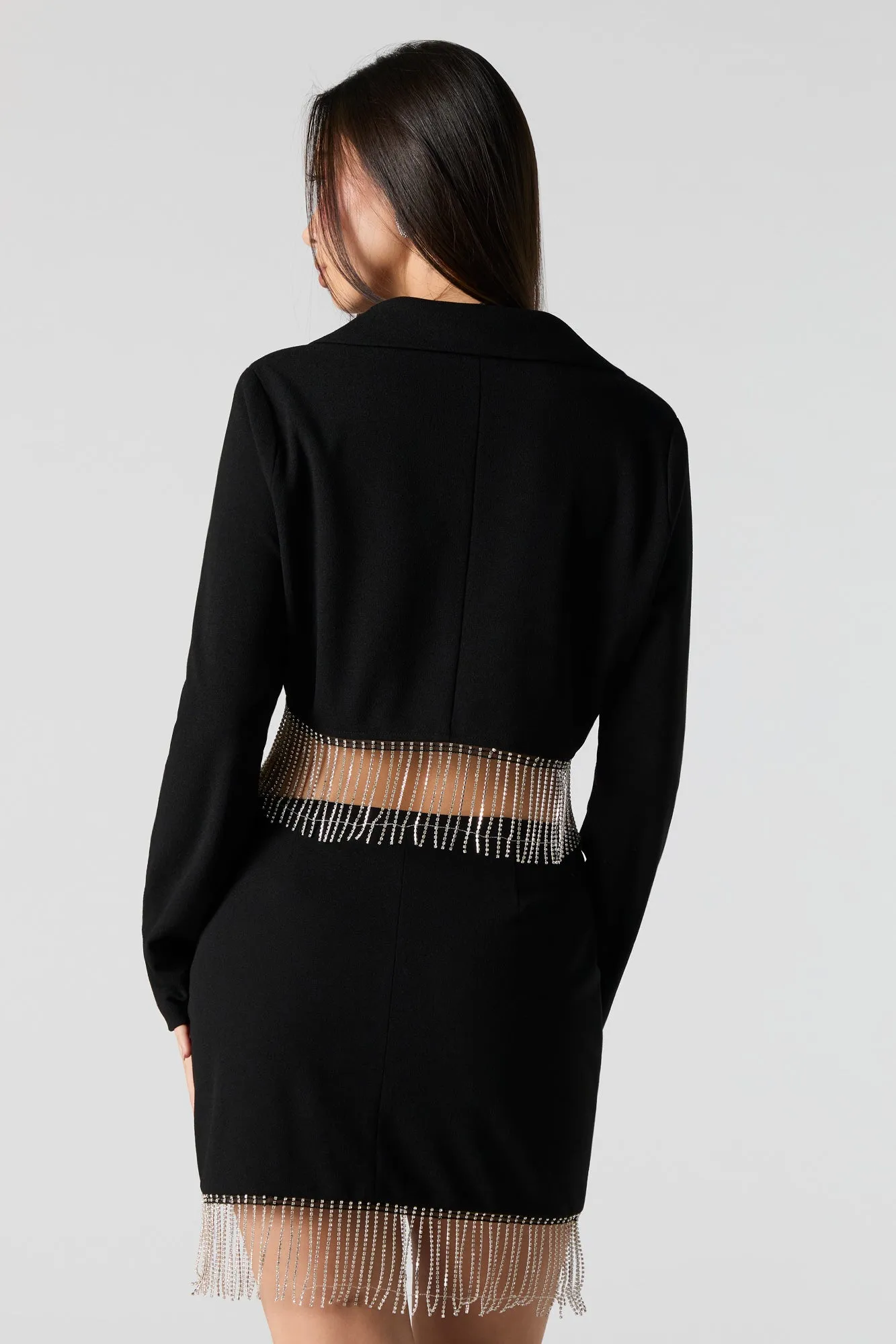 Minijupe avec franges et pierres du Rhin sold by Urban Planet product image thumbnail 2