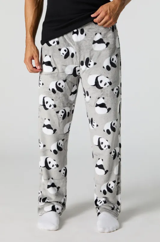 Printed Plush Pajama Pant made by Urban Planet