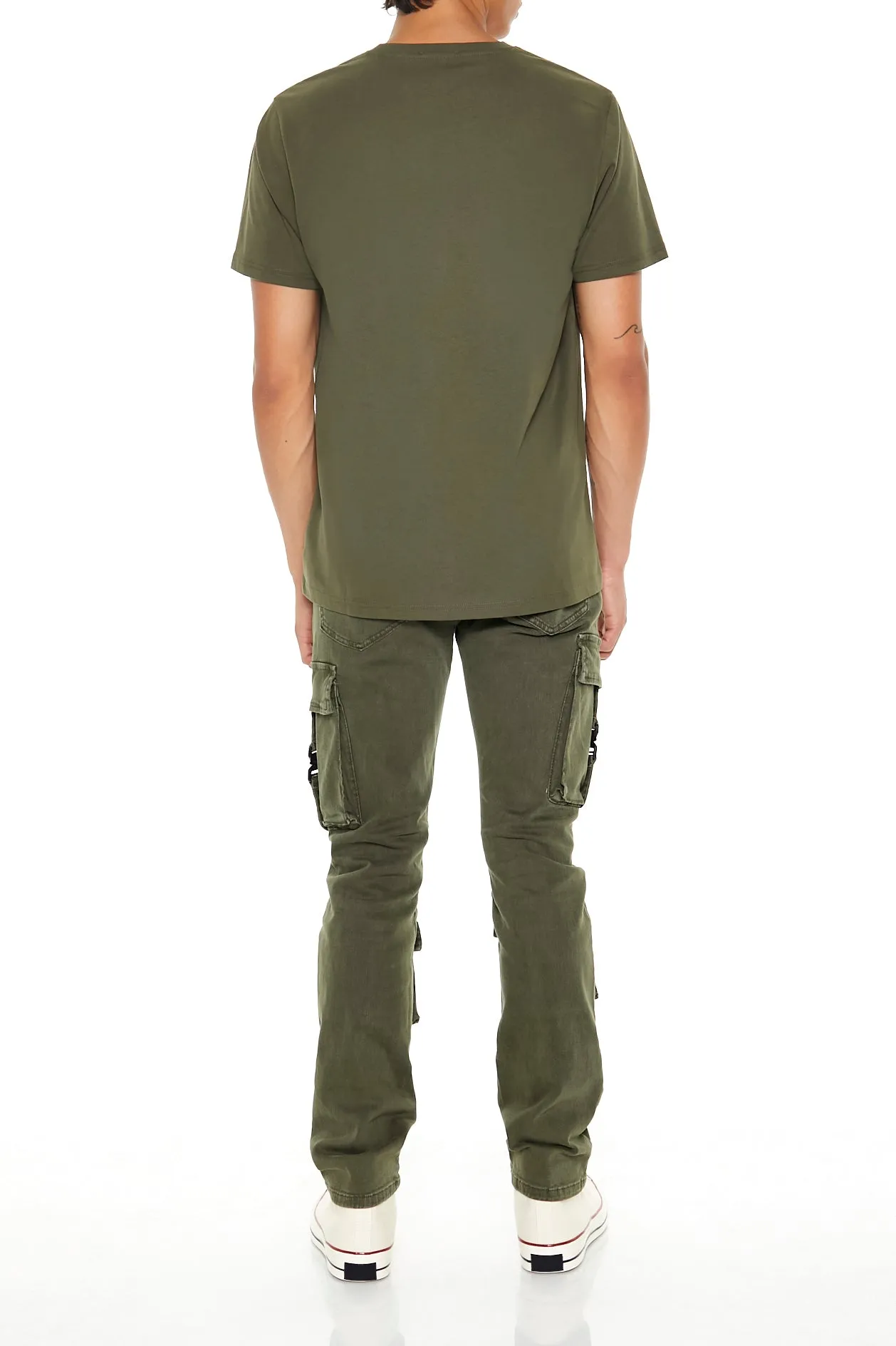 Distressed Utility Cargo Jean sold by Urban Planet product image thumbnail 3