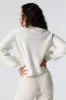 Chandail court en tricot gaufré sold by Urban Planet