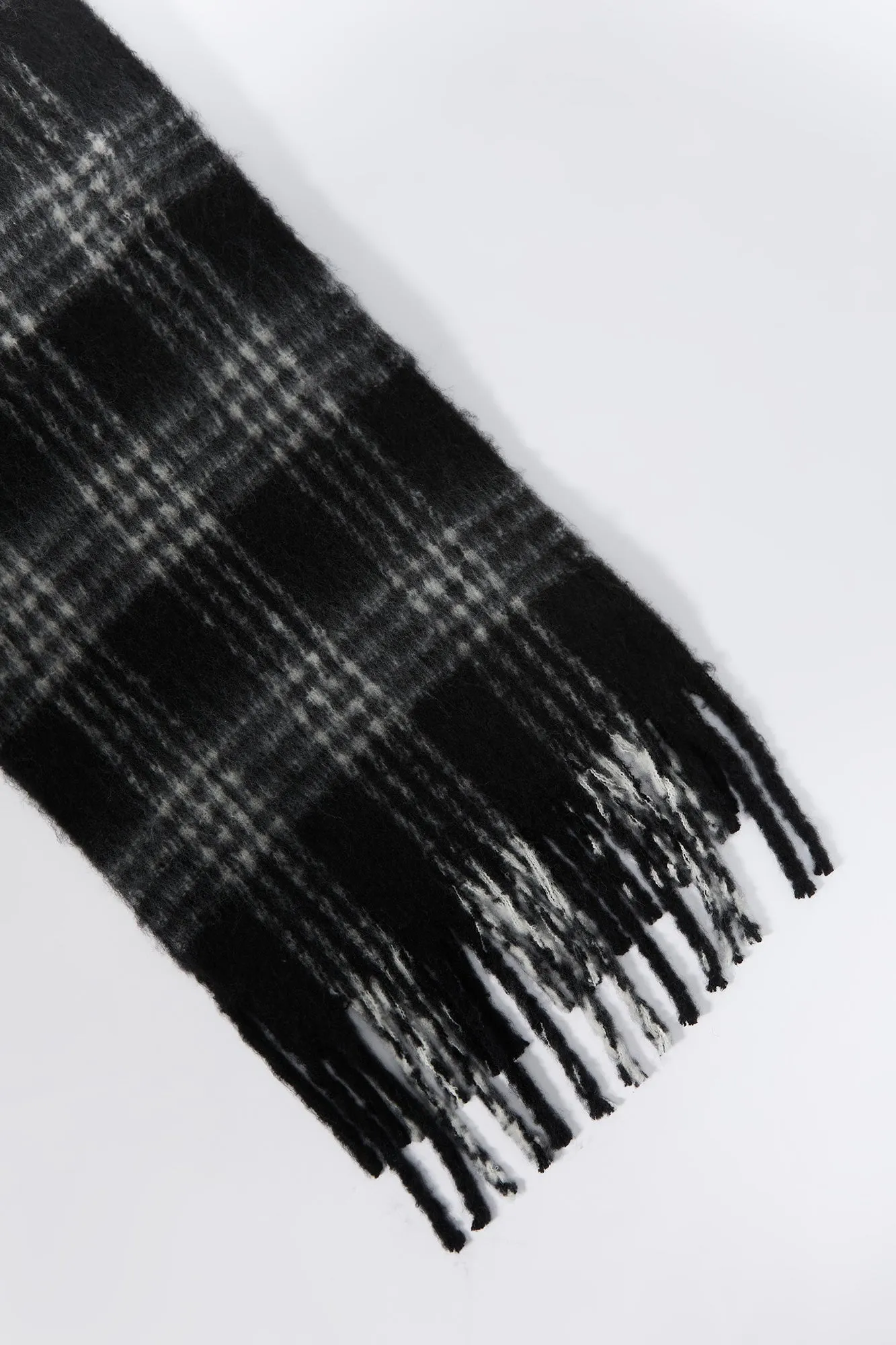 Plaid Knit Scarf sold by Urban Planet product image thumbnail 3