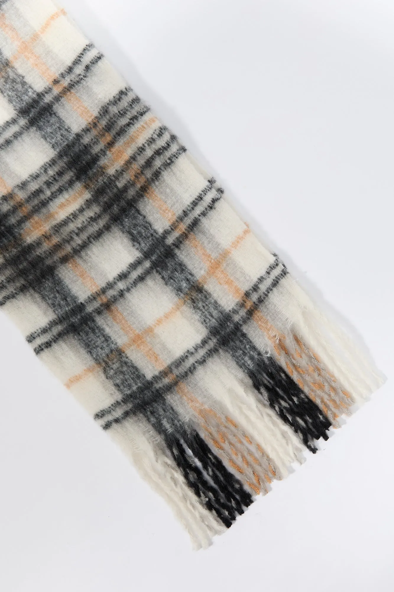Plaid Knit Scarf sold by Urban Planet product image thumbnail 5