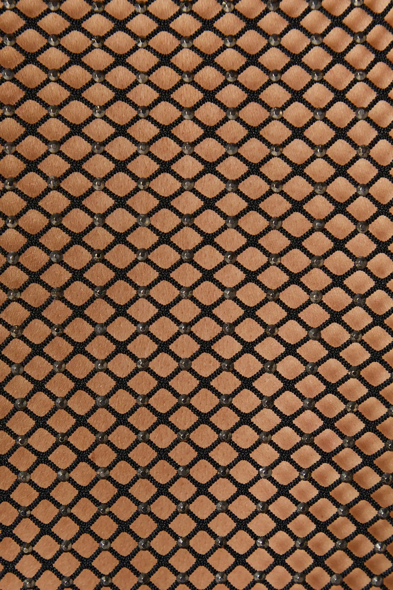 Robe maxi en filet avec pierres du Rhin sold by Urban Planet product image thumbnail 4