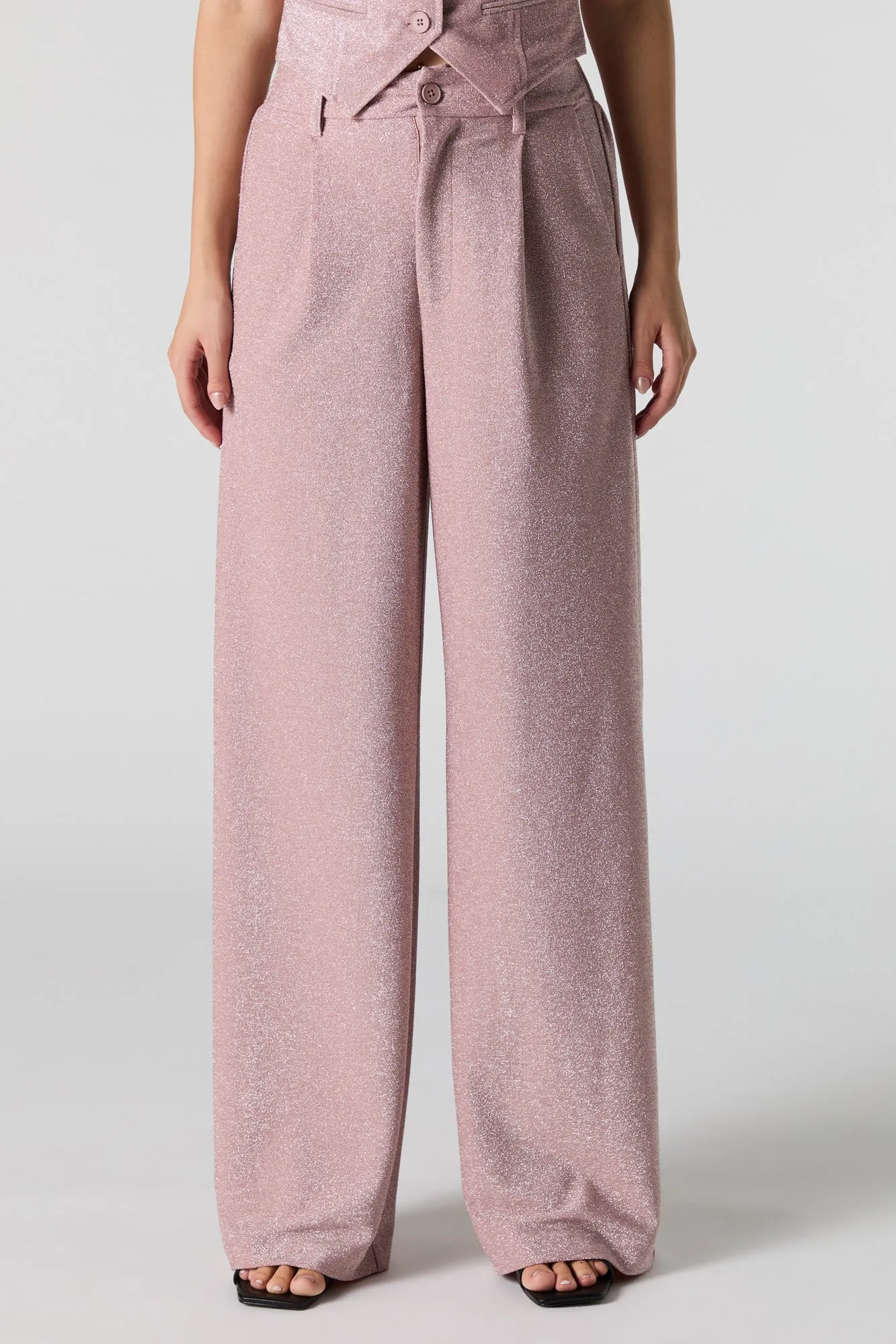 Robe-pantalon scintillant à jambes larges sold by Urban Planet product image thumbnail 2