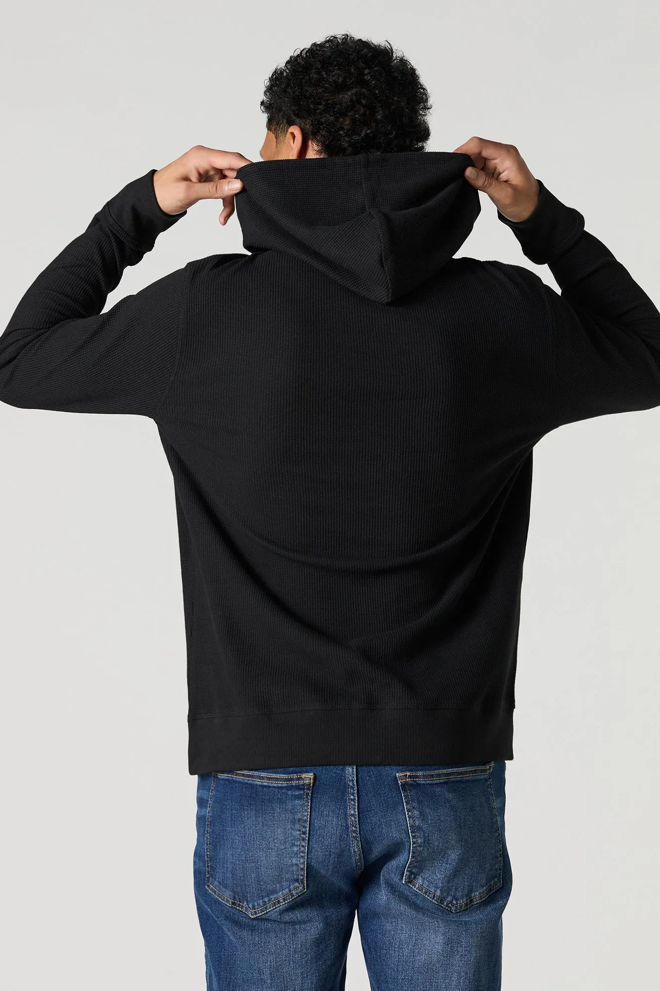 Haut à capuchon en tricot thermique sold by Urban Planet product image thumbnail 5