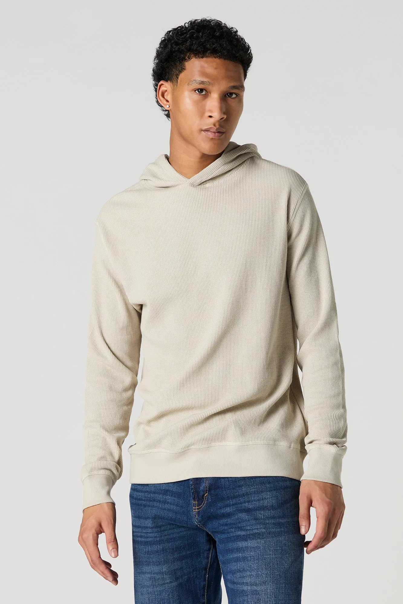 Haut à capuchon en tricot thermique sold by Urban Planet