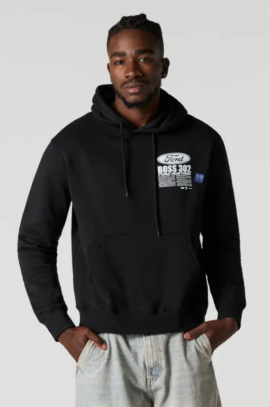 Ford Mustang Boss 302 Graphic Fleece Hoodie sold by Urban Planet