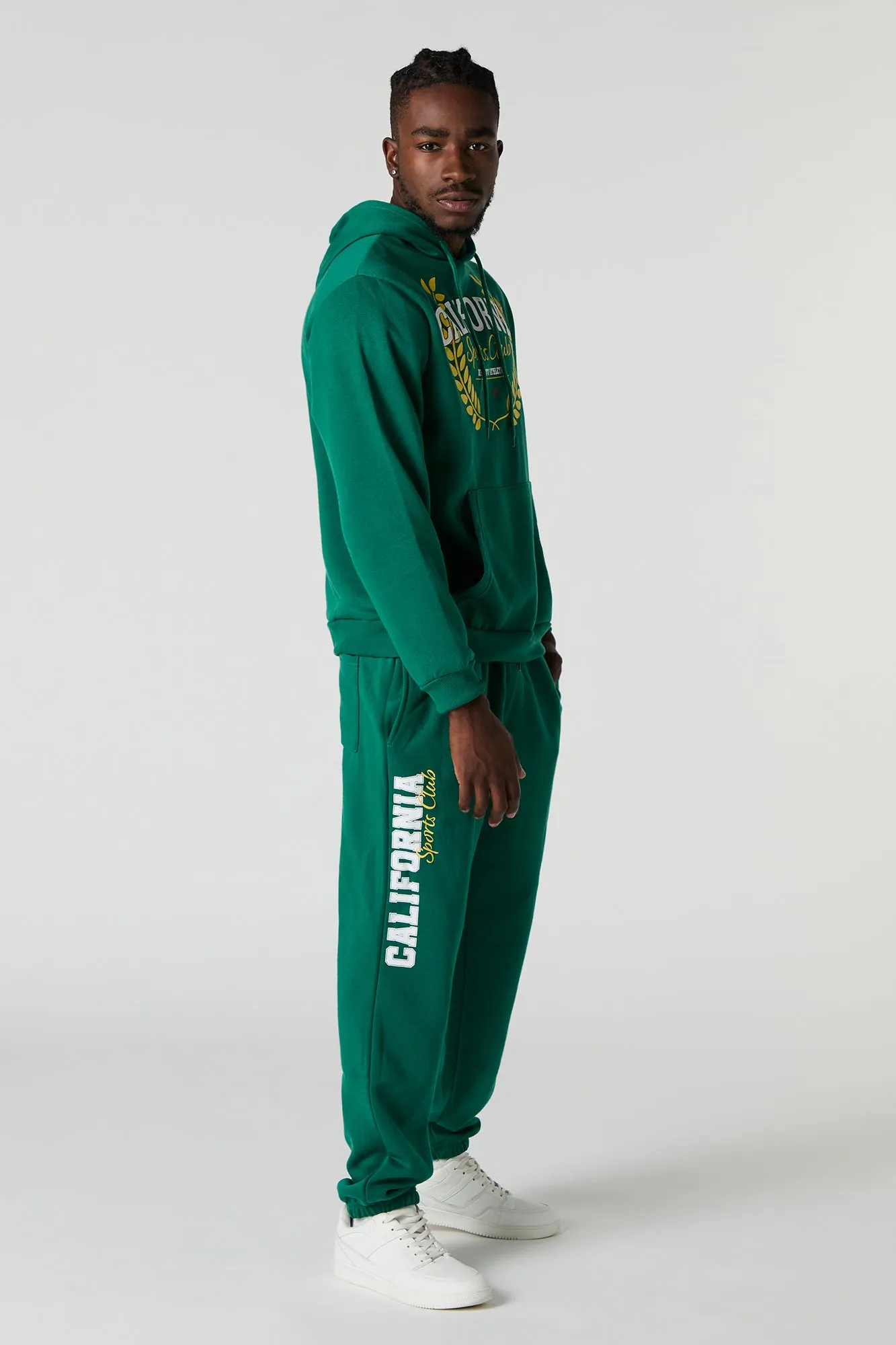 California Sports Club Graphic Fleece Jogger sold by Urban Planet product image thumbnail 2
