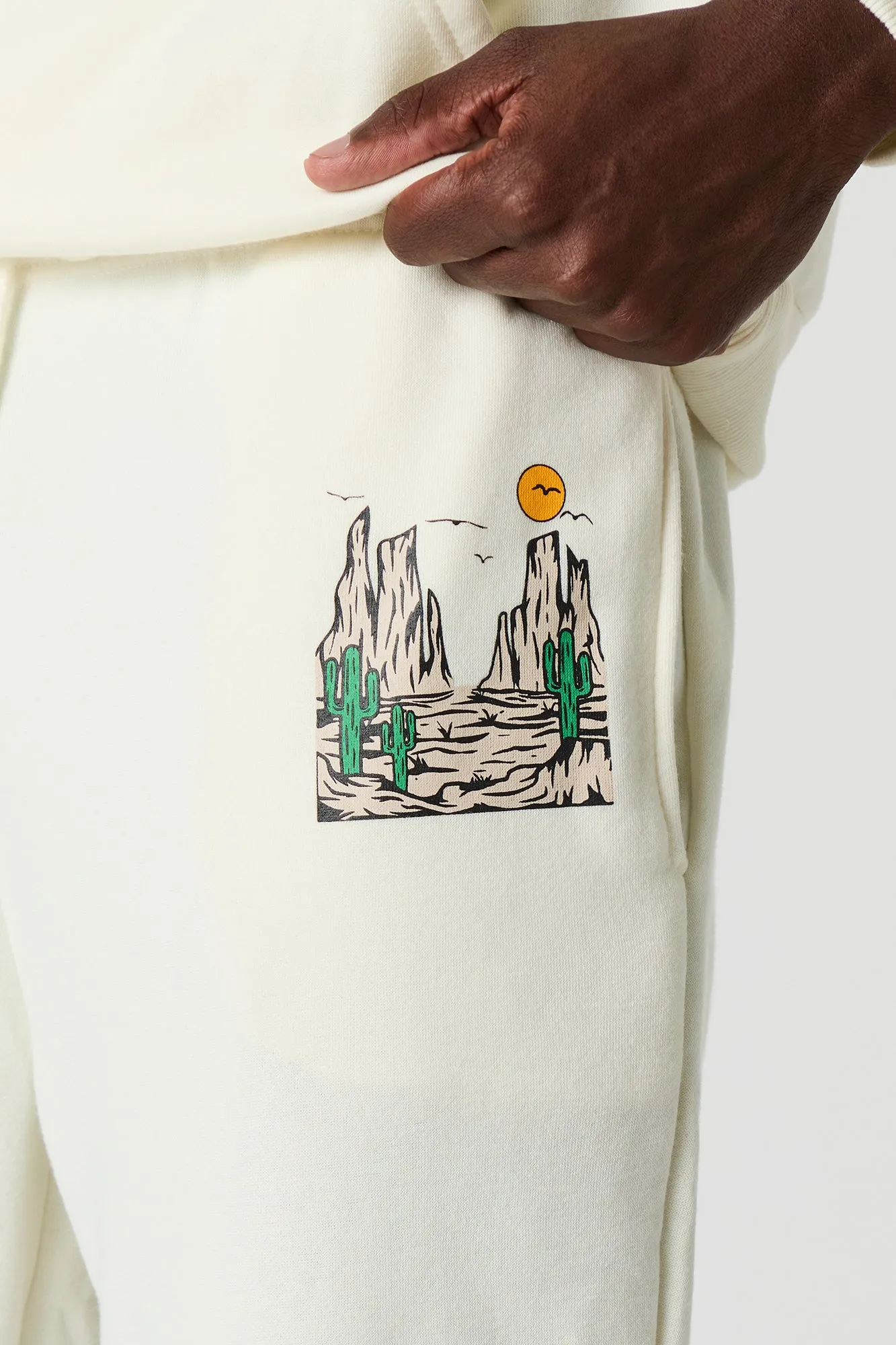 Las Vegas Graphic Fleece Jogger sold by Urban Planet product image thumbnail 4