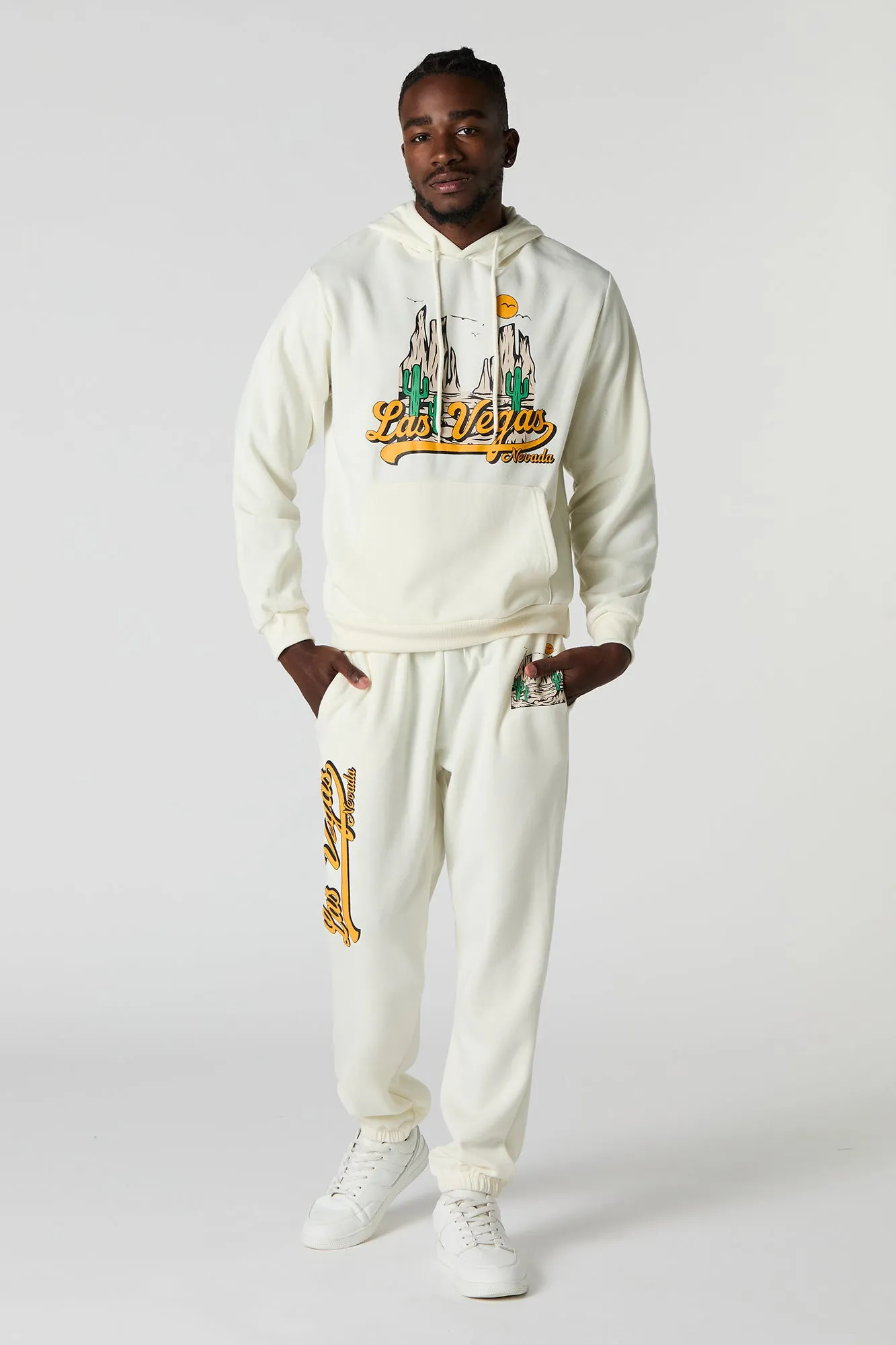 Las Vegas Graphic Fleece Jogger sold by Urban Planet product image thumbnail 2