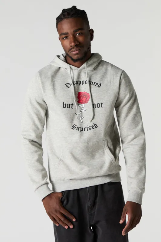 Disappointed Not Surprised Graphic Fleece Hoodie sold by Urban Planet