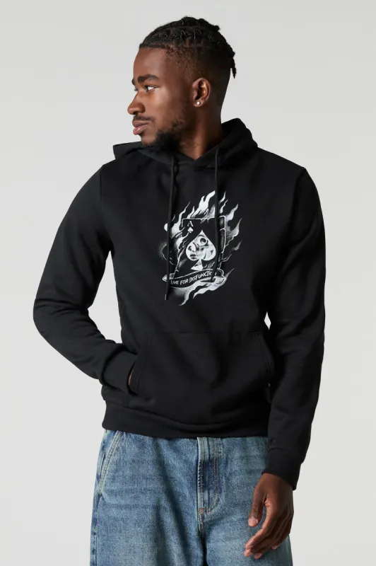 Live for Dysfunction Graphic Fleece Hoodie sold by Urban Planet