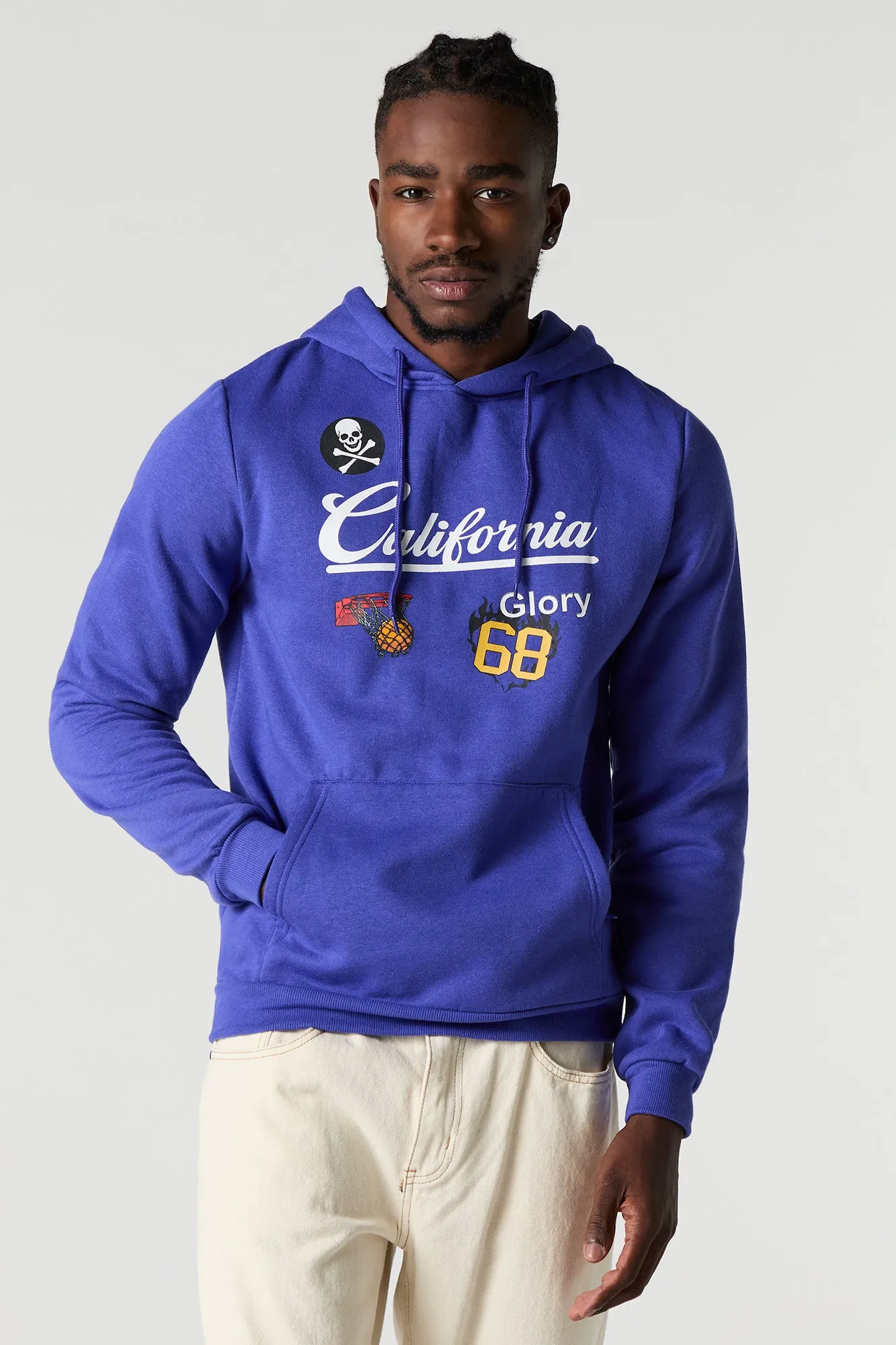 California Glory Graphic Fleece Hoodie sold by Urban Planet