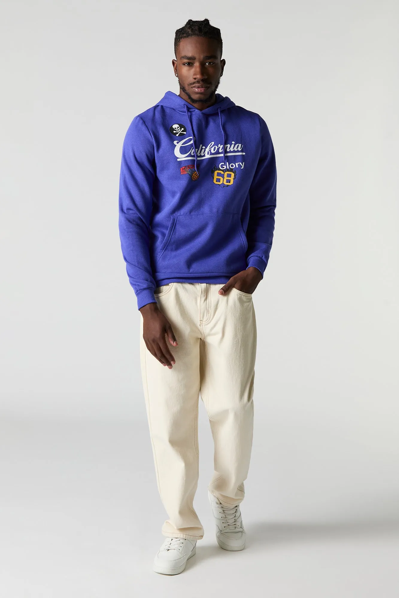 California Glory Graphic Fleece Hoodie sold by Urban Planet product image thumbnail 3