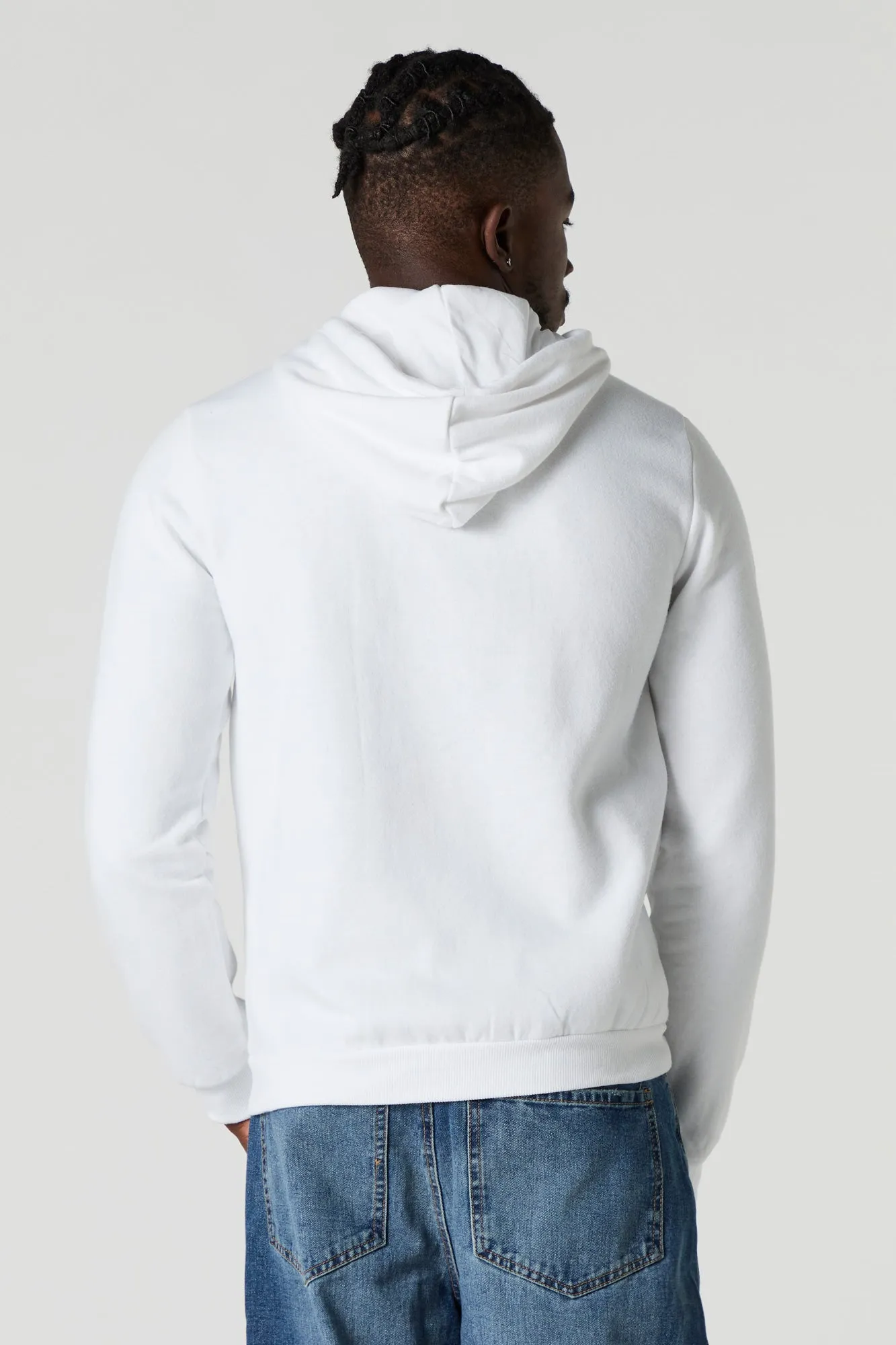 Ace Skull Graphic Fleece Hoodie sold by Urban Planet product image thumbnail 2