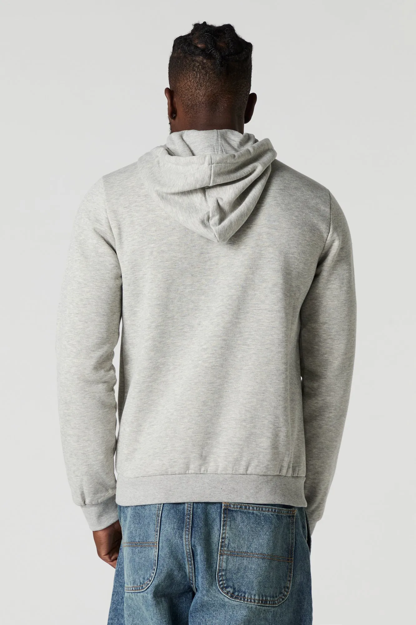 Bear Playing Card Graphic Fleece Hoodie sold by Urban Planet product image thumbnail 2