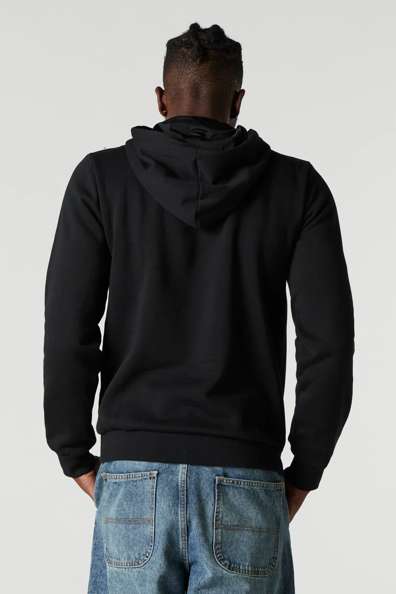 Haut à capuchon en molleton à imprimé Take Control sold by Urban Planet product image thumbnail 2